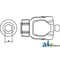 A & I Products Tractor Yoke, Splined 1 3/4" - 20 Spline w/ AS Lock 8" x4" x4" A-W363606 - alternate 1